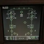 Airbus ECAM System Display - Bleed