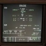 Airbus ECAM System Display - Cruise Page