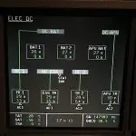 Airbus ECAM System Display - ELEC DC