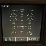 Airbus ECAM System Display - Engines